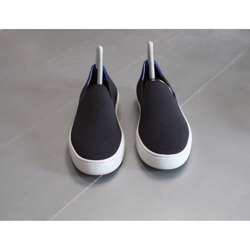 Rothy’s The Original Slip On Sneakers Womens 7.5 Black Knit Casual Comfort - Picture 3 of 10